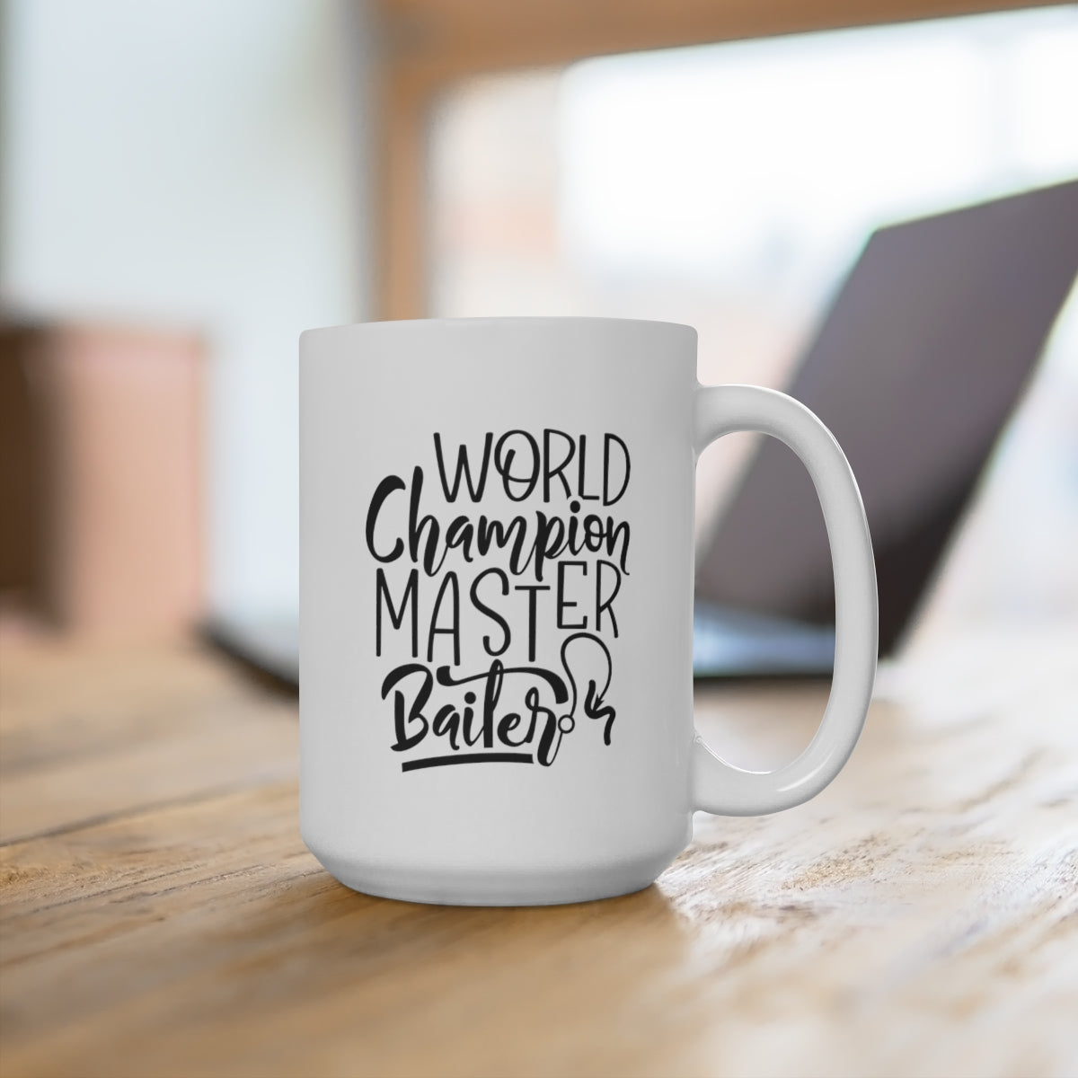 World Champion Master Baiter - Funny Fishing Coffee Mug