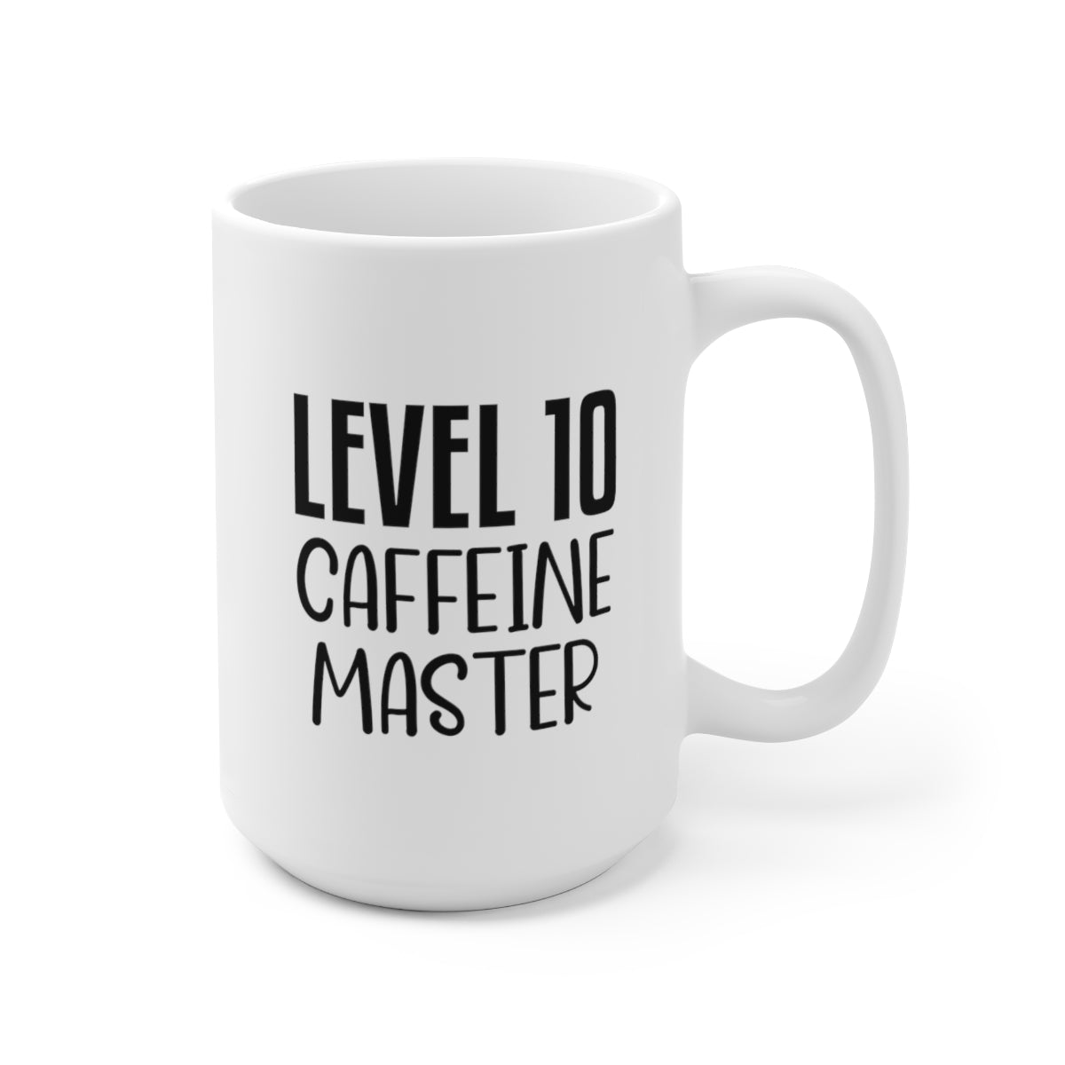 Level 10 Caffeine Master - Funny Coffee Mug